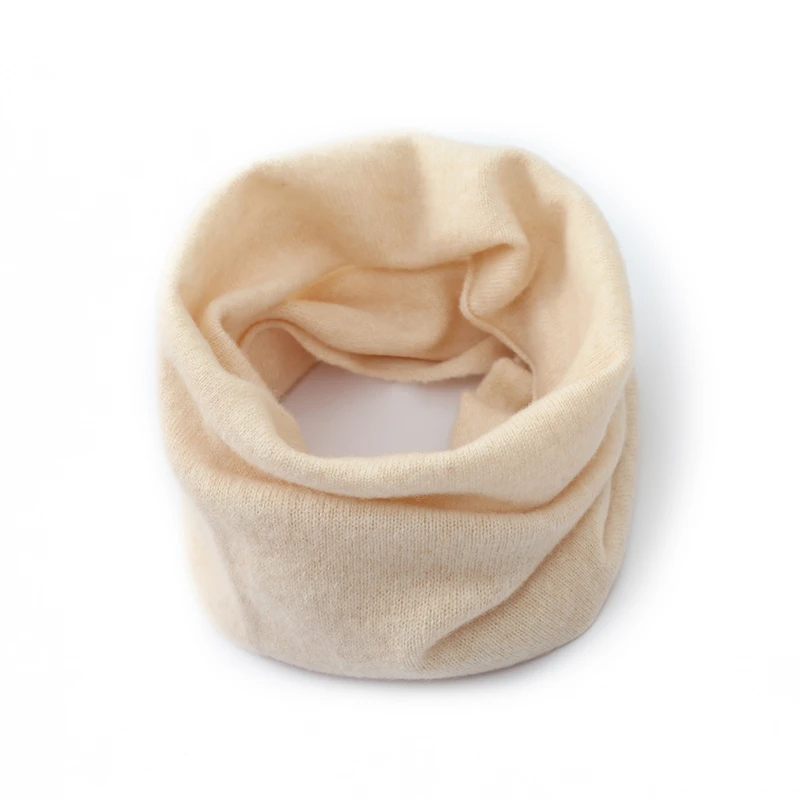 

ZOCEPT 100% чистая шерсть вязаный шарф-кольцо элегантный шейный платок женский мягкий теплый однотонный накладной воротник шеи теплая повязка для волос зимняя