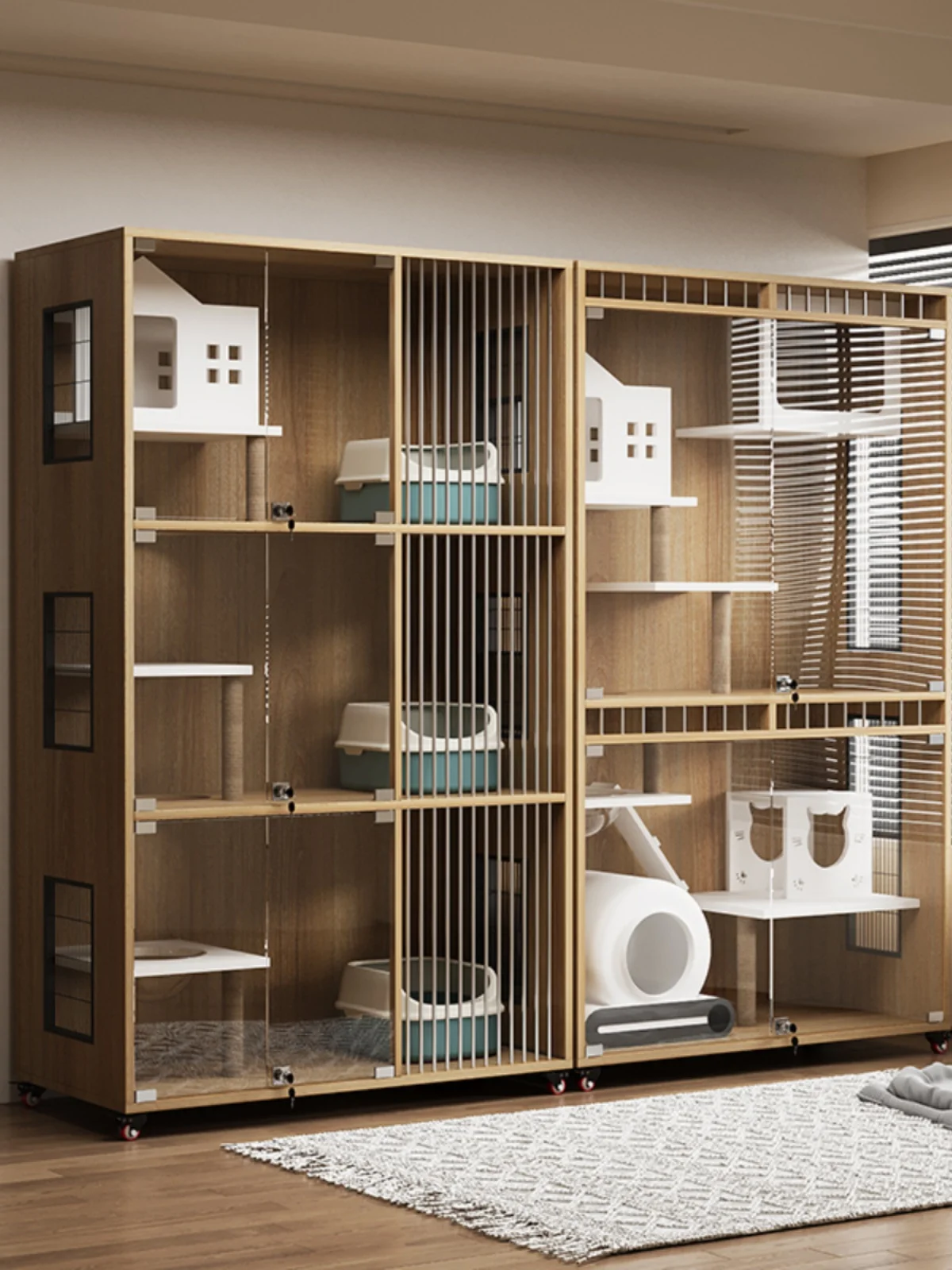 

Большая клетка для кошек