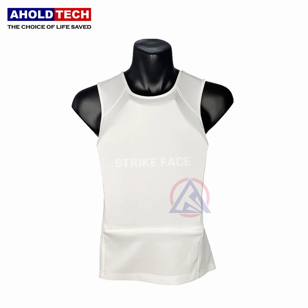 Aholdtech C01 Genuine ISO Lightweight NIJ IIIA 3a Bulletproof Ballistic Vest T-Shirt Concealable Armor Undershirt Sleeveless