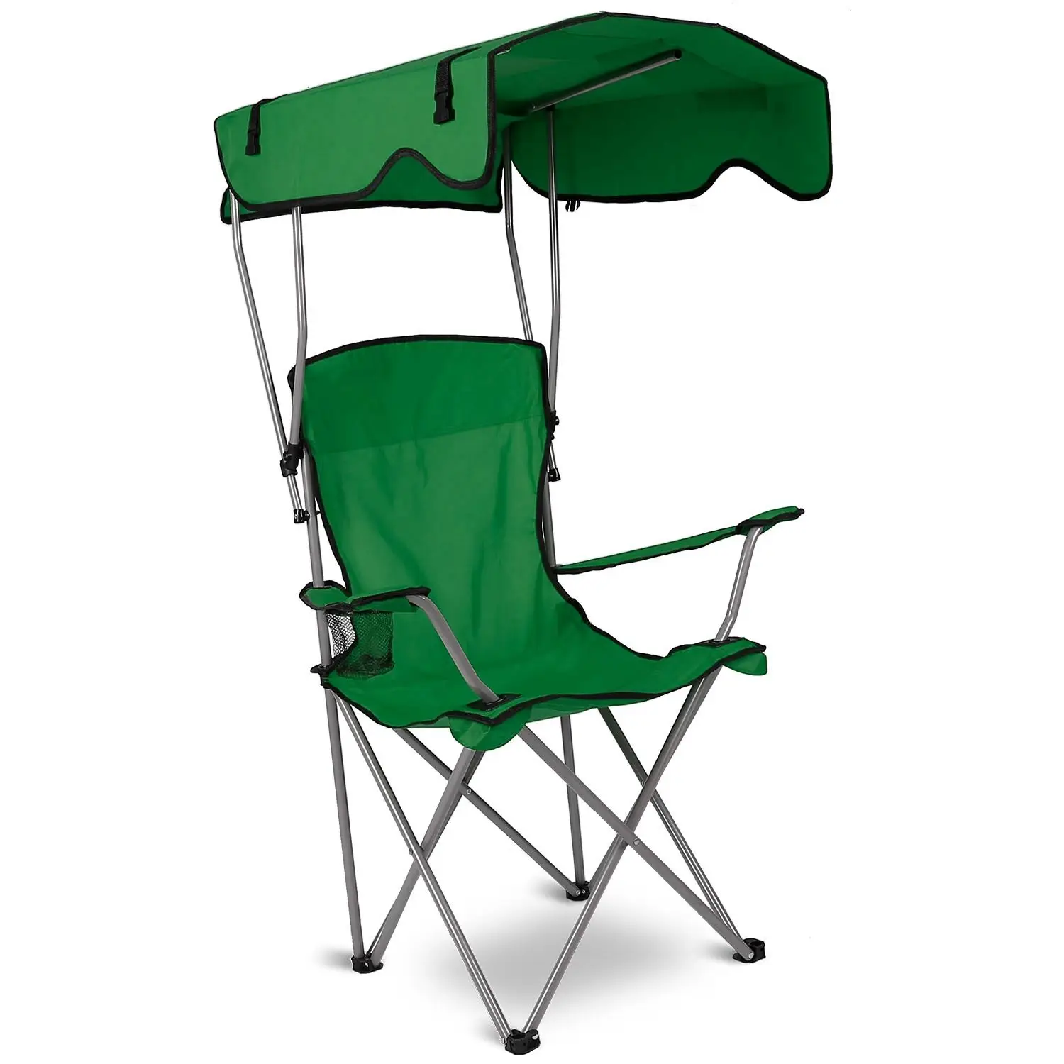 NEW Foldable Beach Canopy Chair Sun Protection Camping Lawn Canopy Chair 330LBS Load Folding Seat