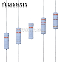 10pcs 5W Metal oxide film Resistor 5% 1R - 10M 100R 220R 330R 1K 2.2K 3.3K 4.7K 10K 22K 47K 100K 1M 100 220 330 ohm Carbon Film