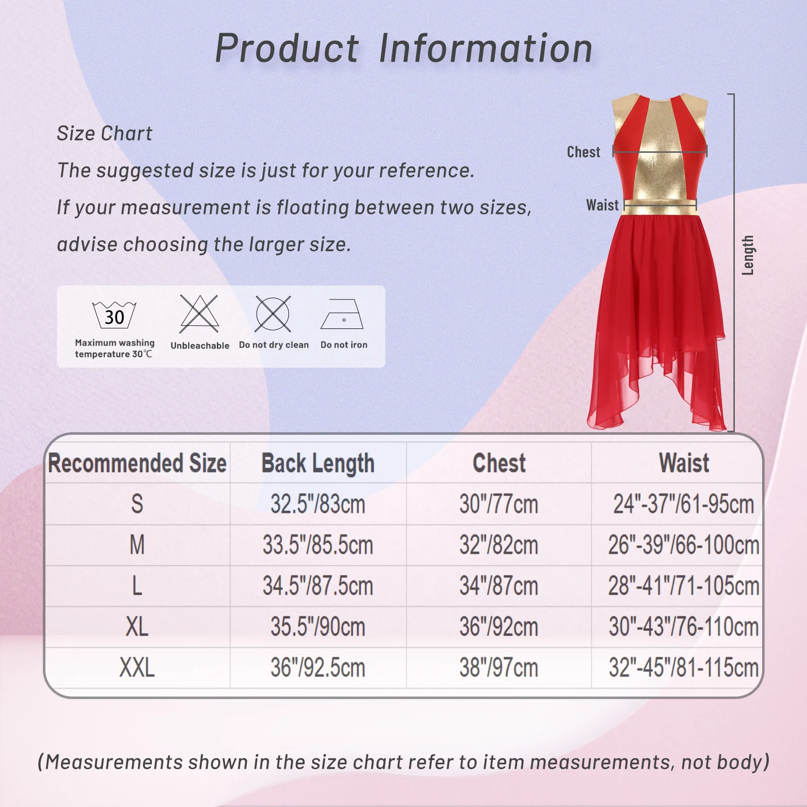 Lyrical Dance Costume Women Color Block Praise Liturgical Tunic Dress Sleeveless Zipper Irregular Hem Dress for Modern Dancewear