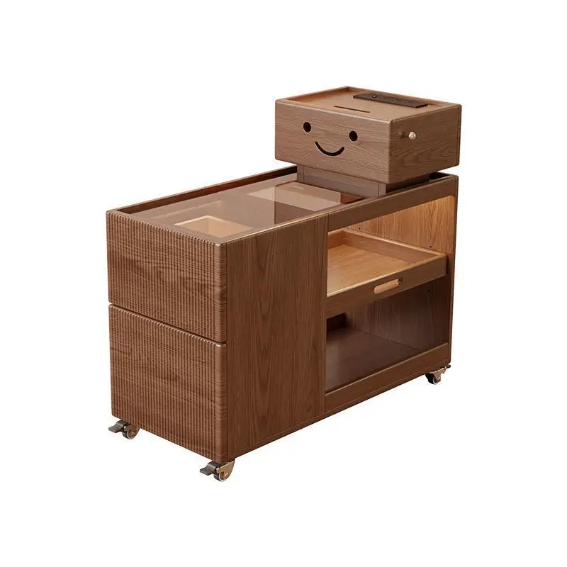 Floor-to-ceiling Robot Sofa Side Cabinet Side Cabinet Living Room Movable Side Cabinet Coffee Table Cabinet Creative Storage Cab