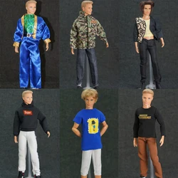 1/6 Ken The Boyfriend Doll Clothes Jacket Coat Hoodie Ken Clothes Daily Wear Casual Suit Doll Clothes for Ken Doll Accessories