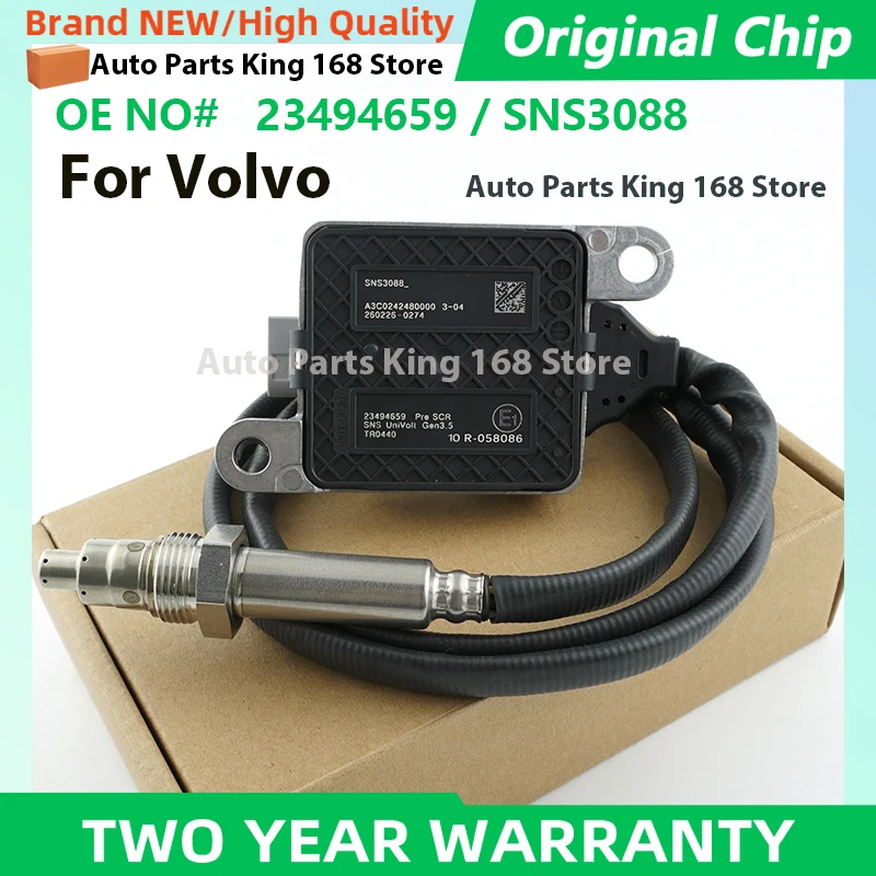 23494659 SNS3088 El nuevo sensor de óxido de nitrógeno para camiones diésel VOLVO Penta, sensor de emisiones de óxido de nitrógeno Euro VI