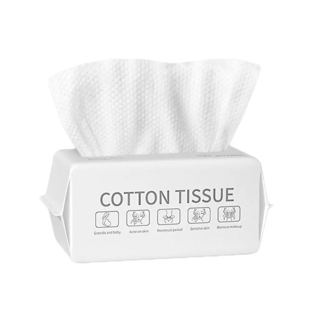 50/100pcs Disposable Wash Face Towel Clean Face Towel Pearl Remove Of Make Pattern Towel Tissue Facial Makeup Cotton Q0C2