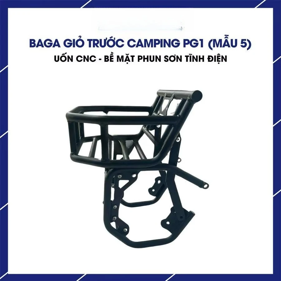 

PG1 Full Set Front Basket Rack Premium Motorcycle Accessories High-class Steel 12-Month Guarantee