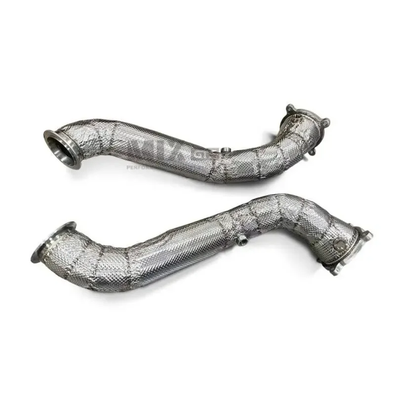 Stainless Steel Catless Excape System, Thermal Downpipe Shield for MCLAREN 720 720S SS304