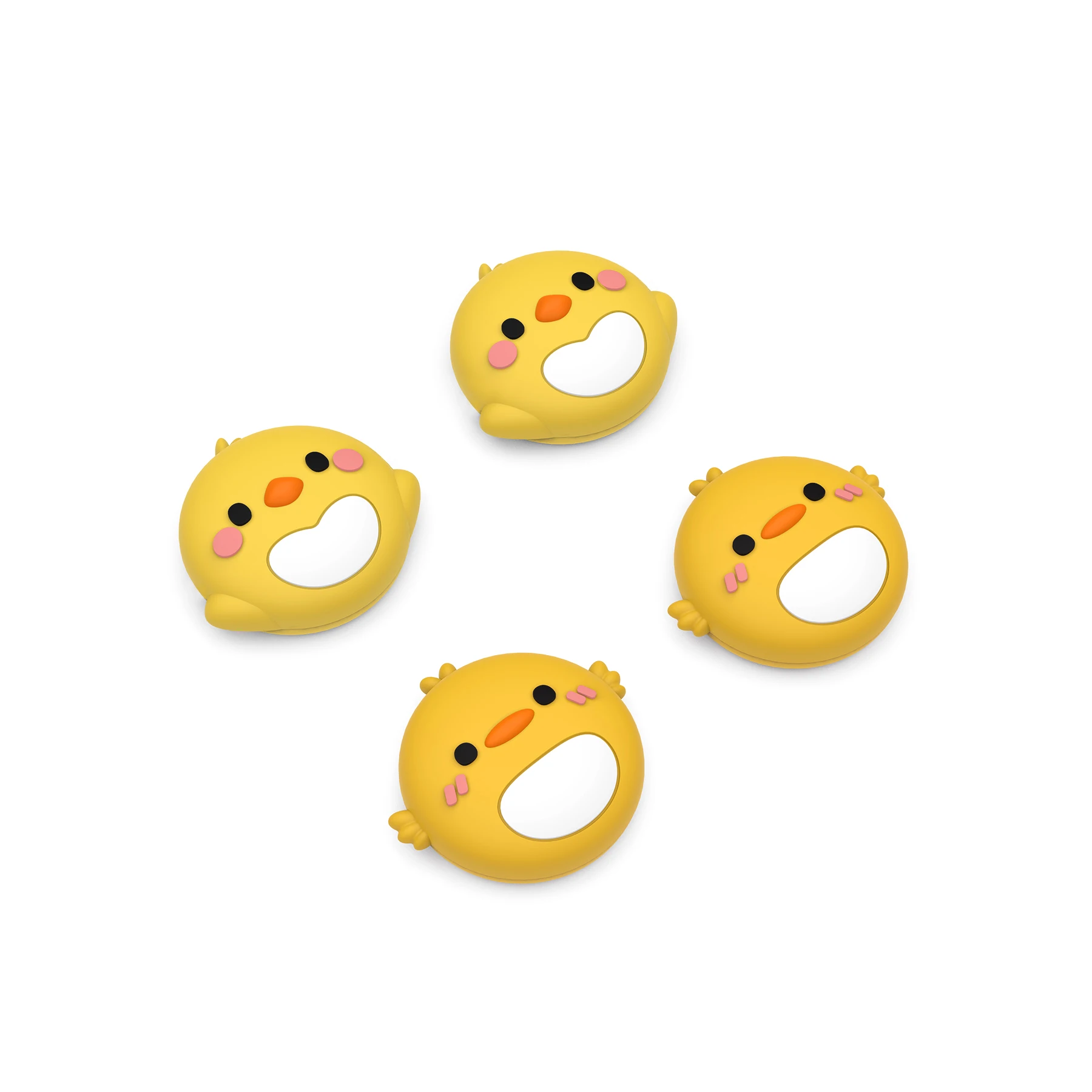 PlayVital-Tapas de agarre para pulgar, empuñaduras de silicona para cubierta de vapor, tapas de Joystick, loro y pollito