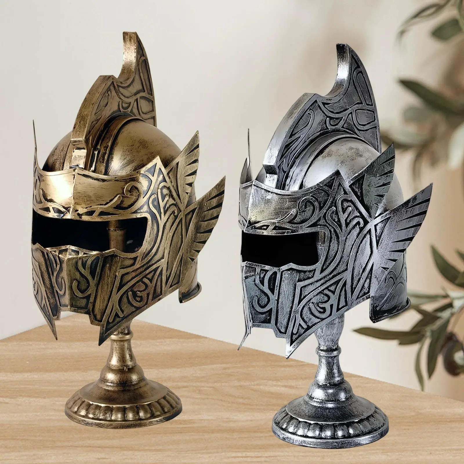 

Sparta Helmet Vintage Design Medieval Soldier Helmet for Cosplay Performance