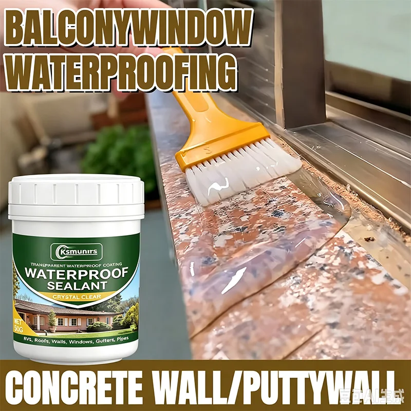 Sealing Kit | Ultra-Clear Quick-Dry Formula, Fast Waterproofing And Leak Repair, Leak-Proof Filler for Floors, Sinks, Pipes