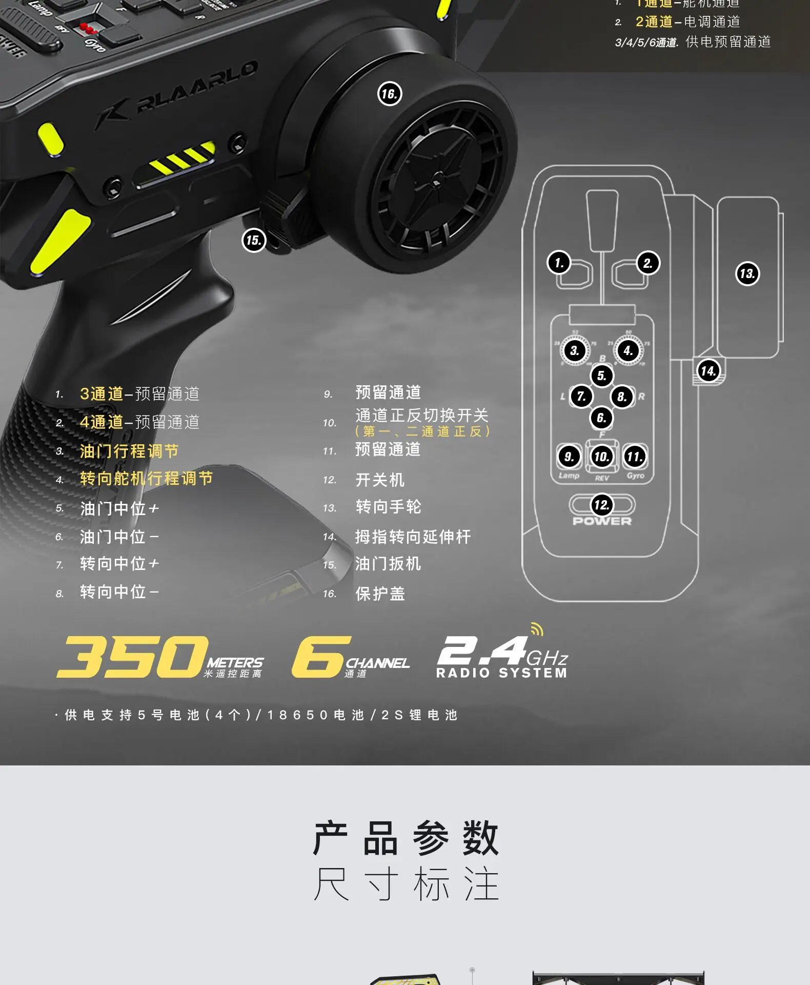 Random Recon Yuelong Scale Knight 1/8 4WD Brushless RC Monster Truck Canglong Red Dragon Edition - Random Recon