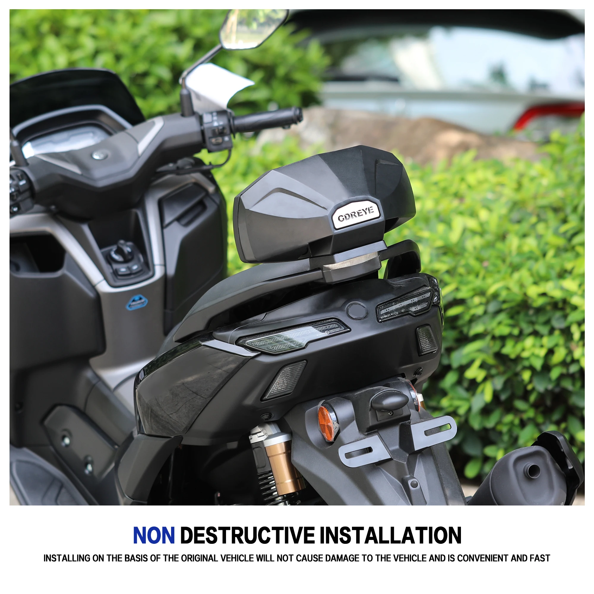 Nowe oparcie ramy tylnej motocykla pasujące do NMAX155 Nmax155 2025, poduszka tylnego siedzenia, akcesoria do modyfikacji oparcia.