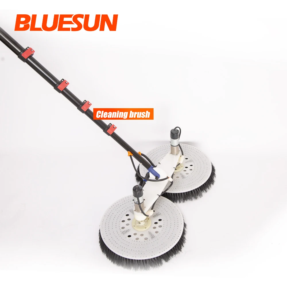 Automatic Solar Panel Cleaning Machine Brush Washing Solar Panels Solar Cleaning Tools Set