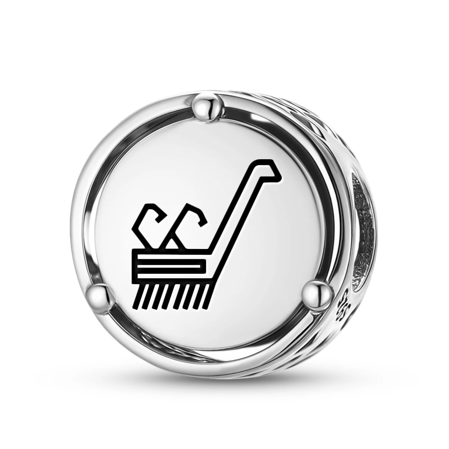 

Подвеска из стерлингового серебра 925 пробы «Персидский дракон», подходит для оригинального браслета, аксессуары для самостоятельного изготовления украшений, семейный бусинный элемент