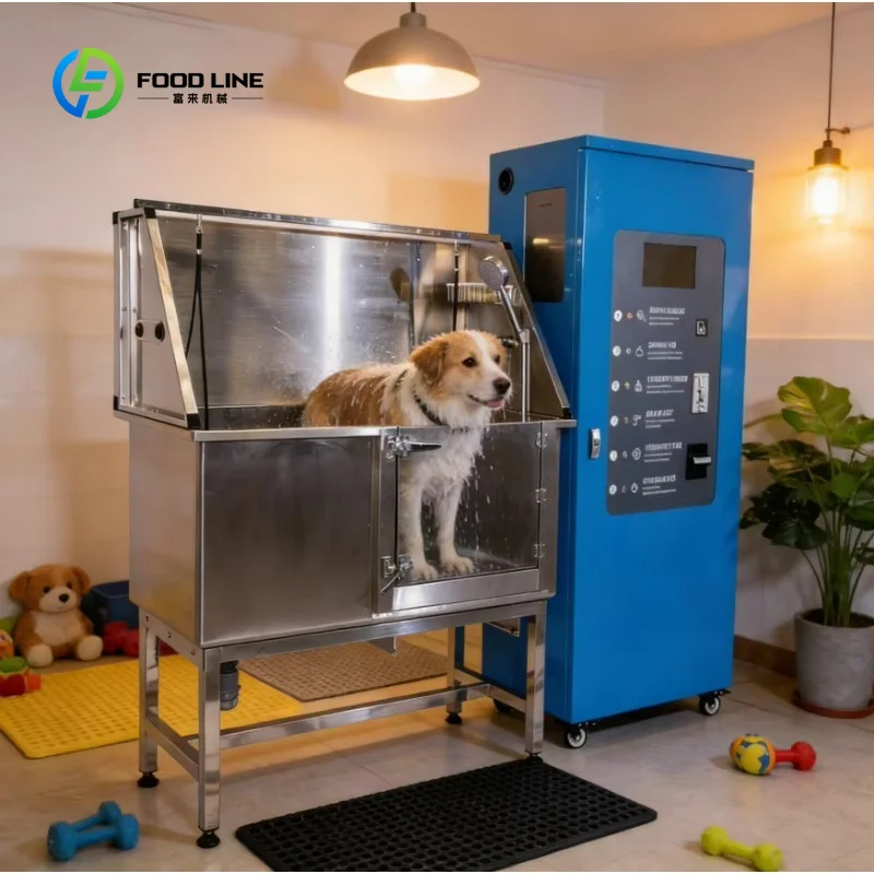 Customized Commercial Manual Dog Wash Station 304 Stainless Steel Independent Tub for Pet Hotel Salon