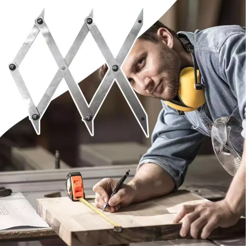 Picket Master Pro 3 Point Center Master Woodworking Center Finding Tool Equal Spacing Layout Tool Equal Space Divider Household