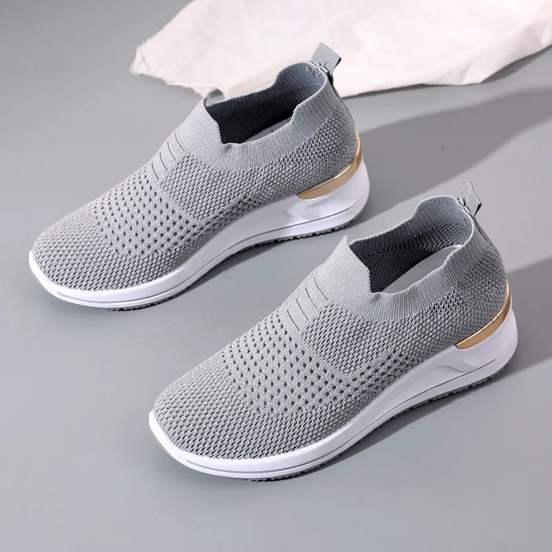 2024 summer new women's shoes increase platform shoes Breathable comfortable casual shoes women's shoes