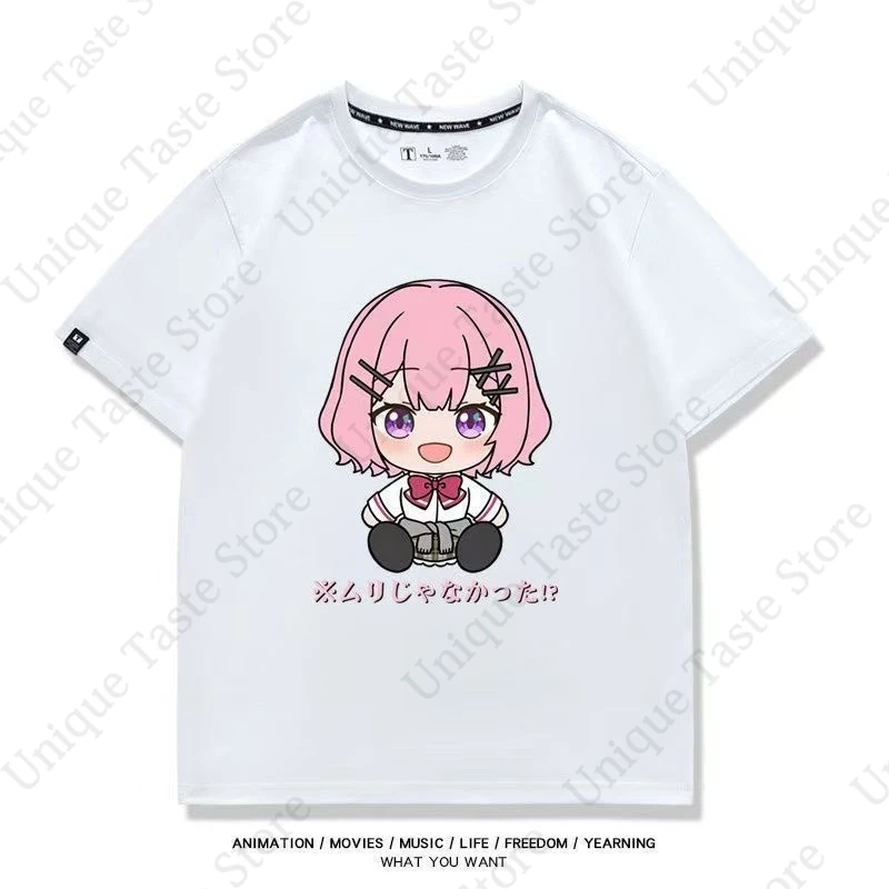 ‌Anime Watanare T Shirt Theres No Freaking Way I'll Be Your Lover! Unless... Cartoon Print T-shirt Cotton Short Sleeve Tee Tops