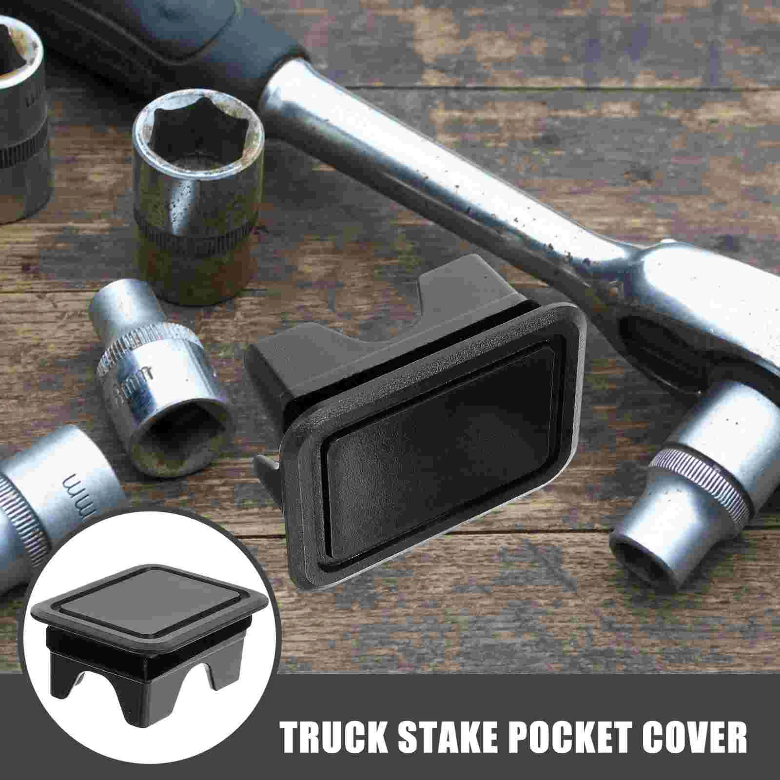 Replace Ram Rear Bed Rail Stake Cover Truck Part Pocket Covers Plastic Small Replacement for