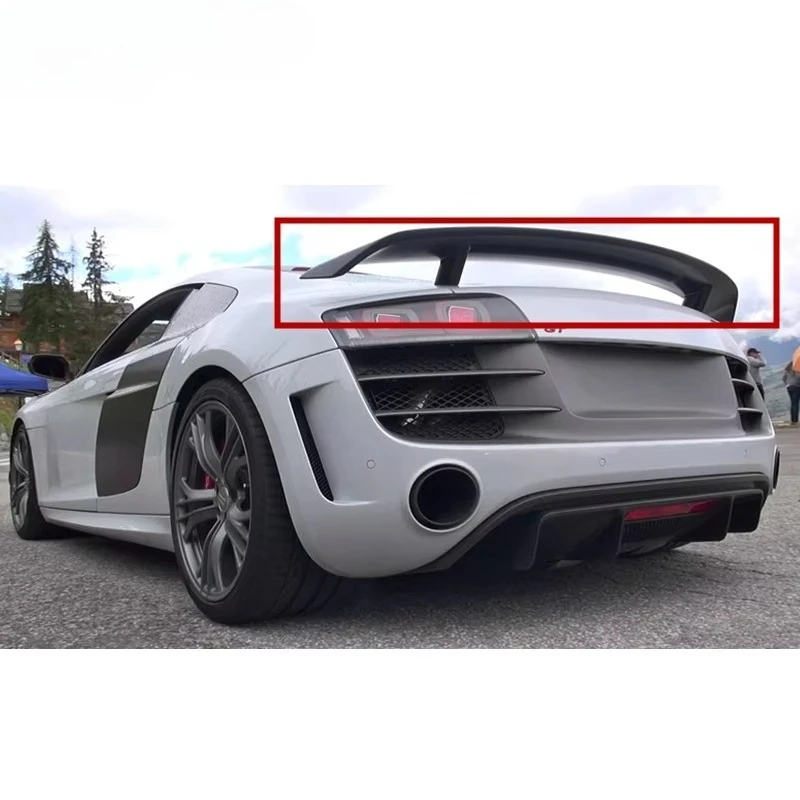 R8 GT Rear Spoiler for R8 Auto Parts Carbon Fiber Rear Wing ~2018y for GT Style R8 Auto Parts Tail Wing
