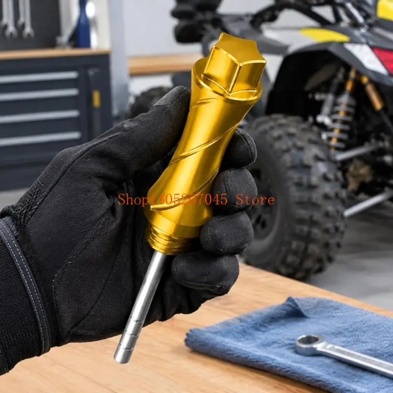 37cd Anodized Aluminum Motorcycle Oil Dipstick for Routine Engine Level Checks