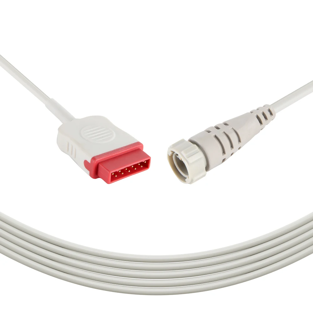 

GE Marquette compatible to Argon connector IBP transducer Cable available invasive pressure cable