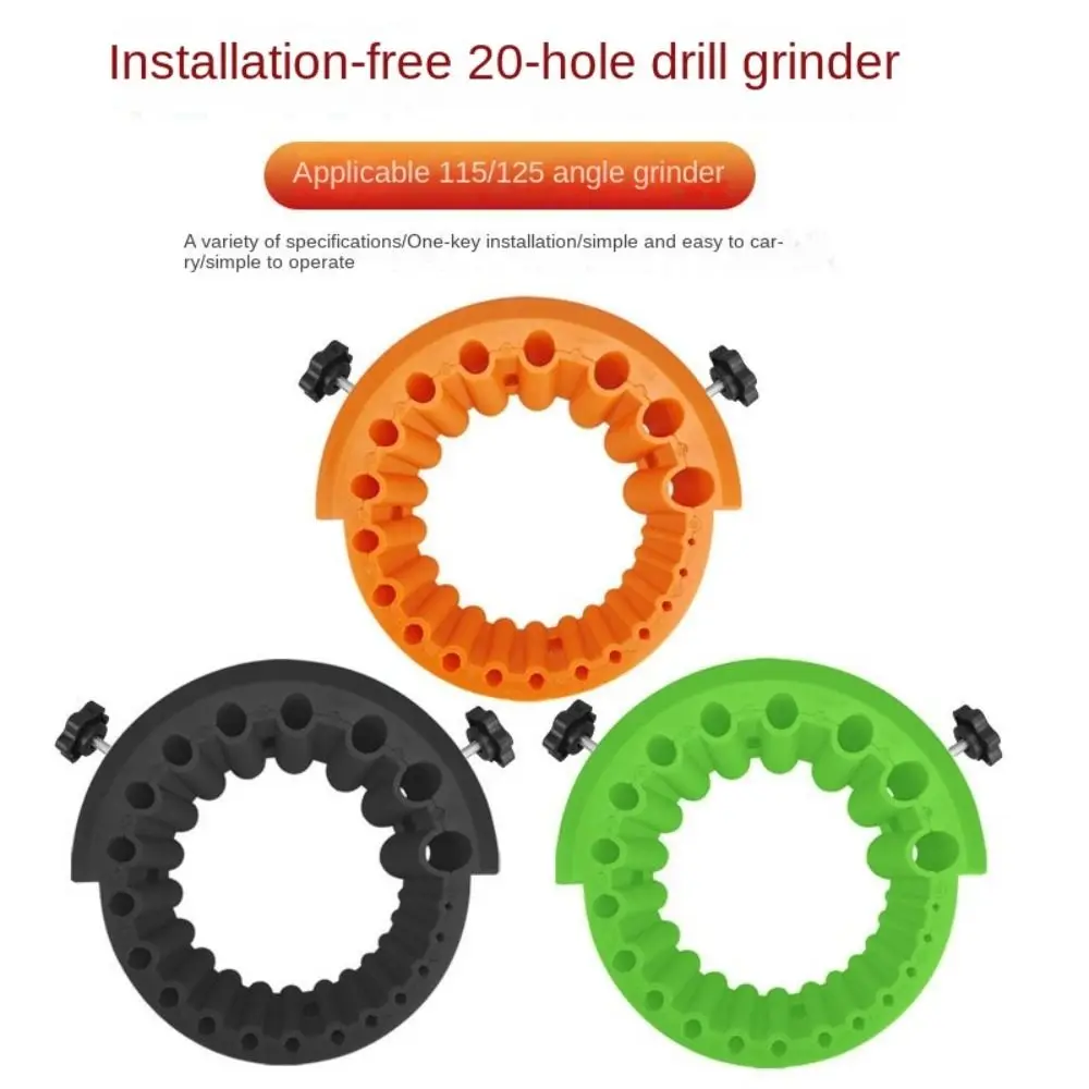 High-performance High-performance Utility Tools Precise Thickened Drill Bits Sharpener Holder Efficient 20 holes