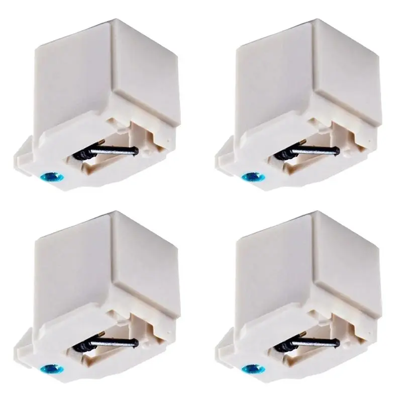 ABMF Moving Magnet Stylus for AT3600 AT3600L AT36001 AT3651 Vinyl Record Player Phonograph Needle Replacement, 4 Pack