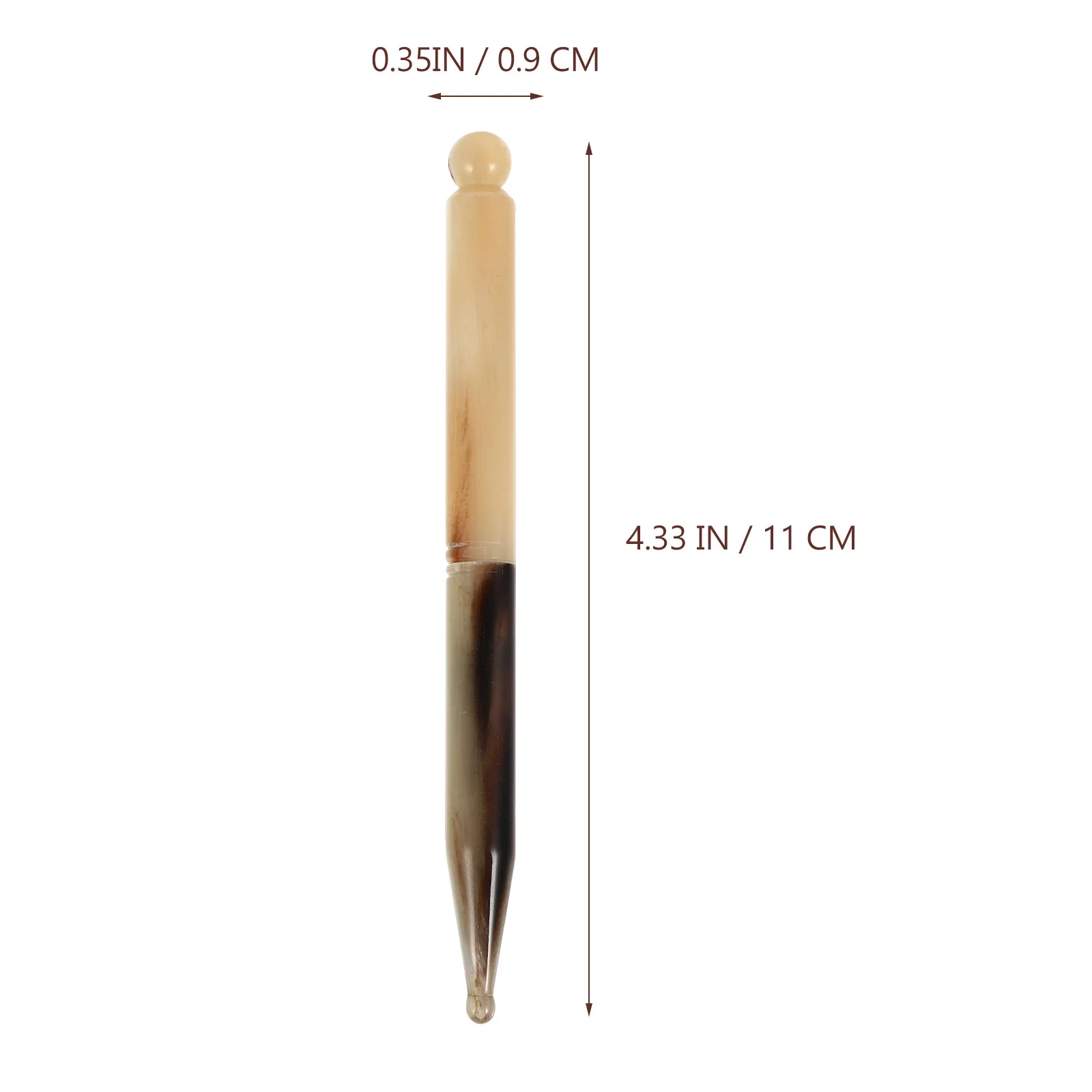 1 قطعة قلم تدليك قرن الثور الوخز بالإبر كشط العلاج القلم المحمولة كشط أداة للرجال