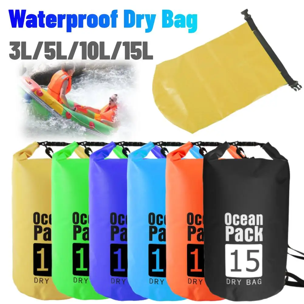 

Водонепроницаемый чехол, сухие сумки, мешок для кемпинга, дрифта, плавания, плота, треккинговые сумки для походов на открытом воздухе, принадлежности