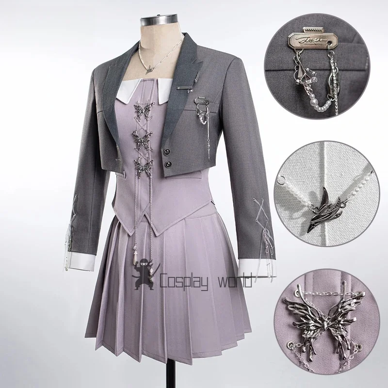 

SBluuCosplay MC Heroine Косплей Костюм Игра Love and Deepspace R-Качество Серый Униформа Хэллоуин Вечеринка