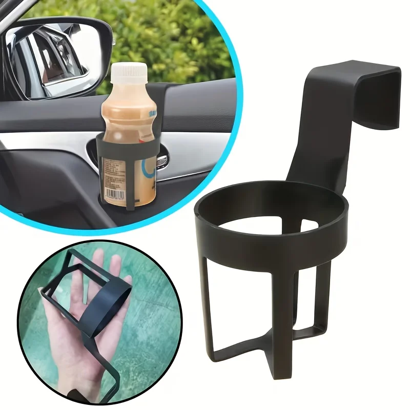 

1PC Car Water Cup Holder Portable Universal Window Drink Bottle Holder Stand Container Hook For Car Truck Interior Accessories