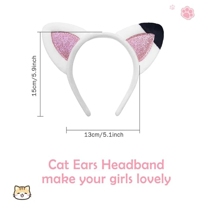 الفتيات غابي تأثيري عصابات نظارات المحفظة 3 قطع اكسسوارات مجموعة مهرجان عيد ميلاد حزب أغطية الرأس دمية هالوين زي #5