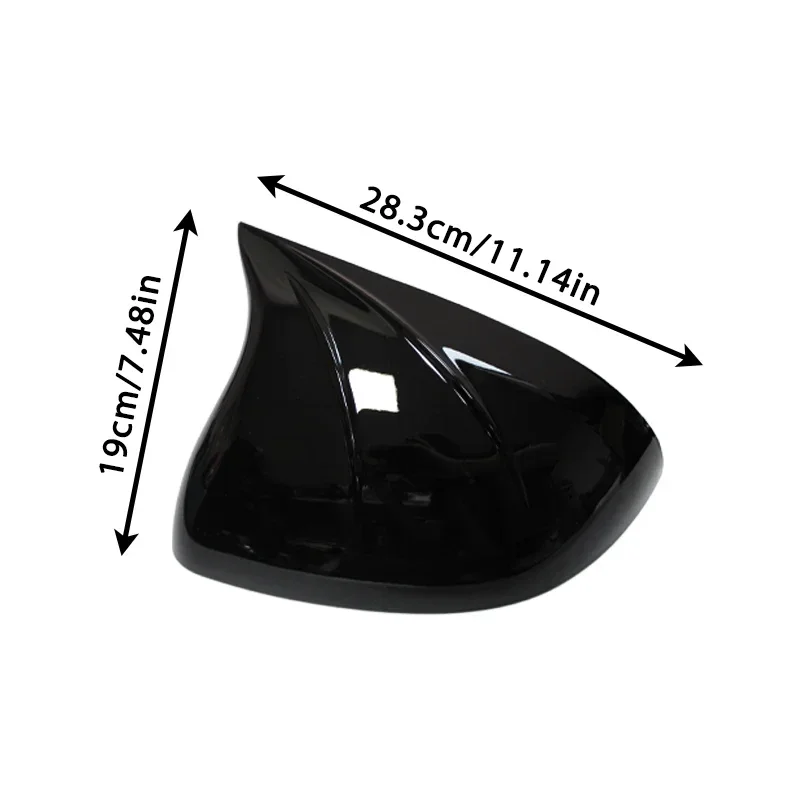 لمرسيدس بنز C الفئة W206 2022 2023 2024 2025 أسود الكربون نظرة مرآة الرؤية الخلفية غطاء الملحقات