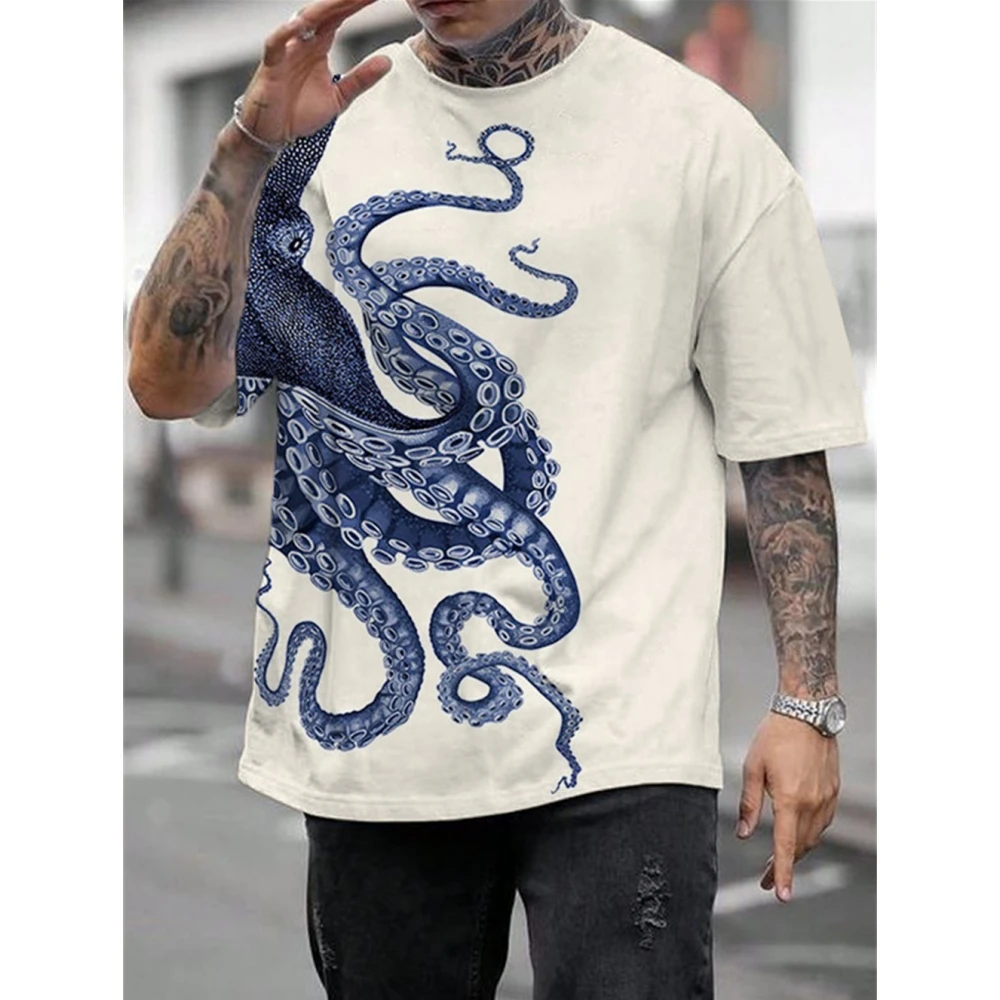 Men\'s T-Shirt Summer Tshirt Casual Short Sleeved Top O Neck T Shirt Loose Micro Elasticity Retro Fashion Breathable Men Clothing