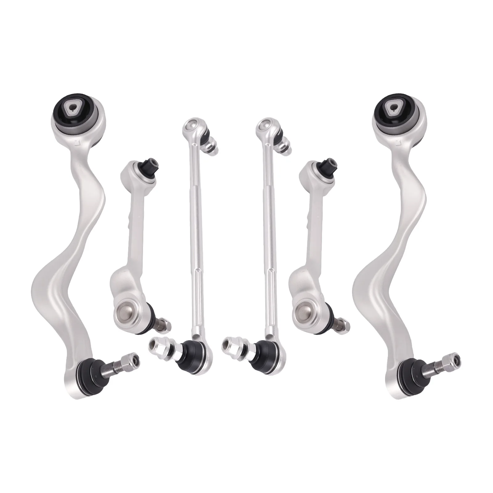

6pc Front Lower Forward Rearward Control Arms Sway Bar Links Kit for BMW E90 E91 31126769798 31126763708