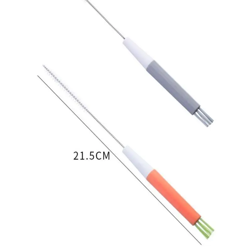 Multifunctional Straw Brush Milk Bottle Straw Brush Small Brush Cleaner Tools