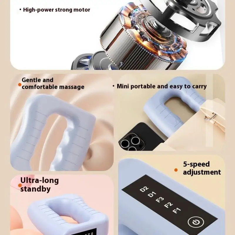 

1 шт., ABS, портативное перкуссионное фасциальное кольцо, USB-зарядка, массажный пояс, вибрирующая мембрана для шеи, массаж, релаксация, массаж плеч