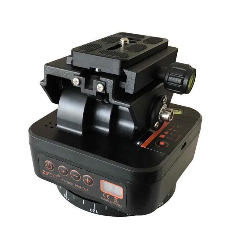 360° Panoramic Rotation Wireless Remote Control - Electric Pan/Tilt, Compatible with Mirrorless Cameras and Smartphones