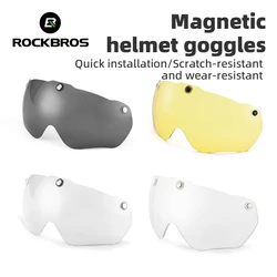 ROCKBROS Hemlet Goggles Magnetic Windproof Lens Easy to Disassemble