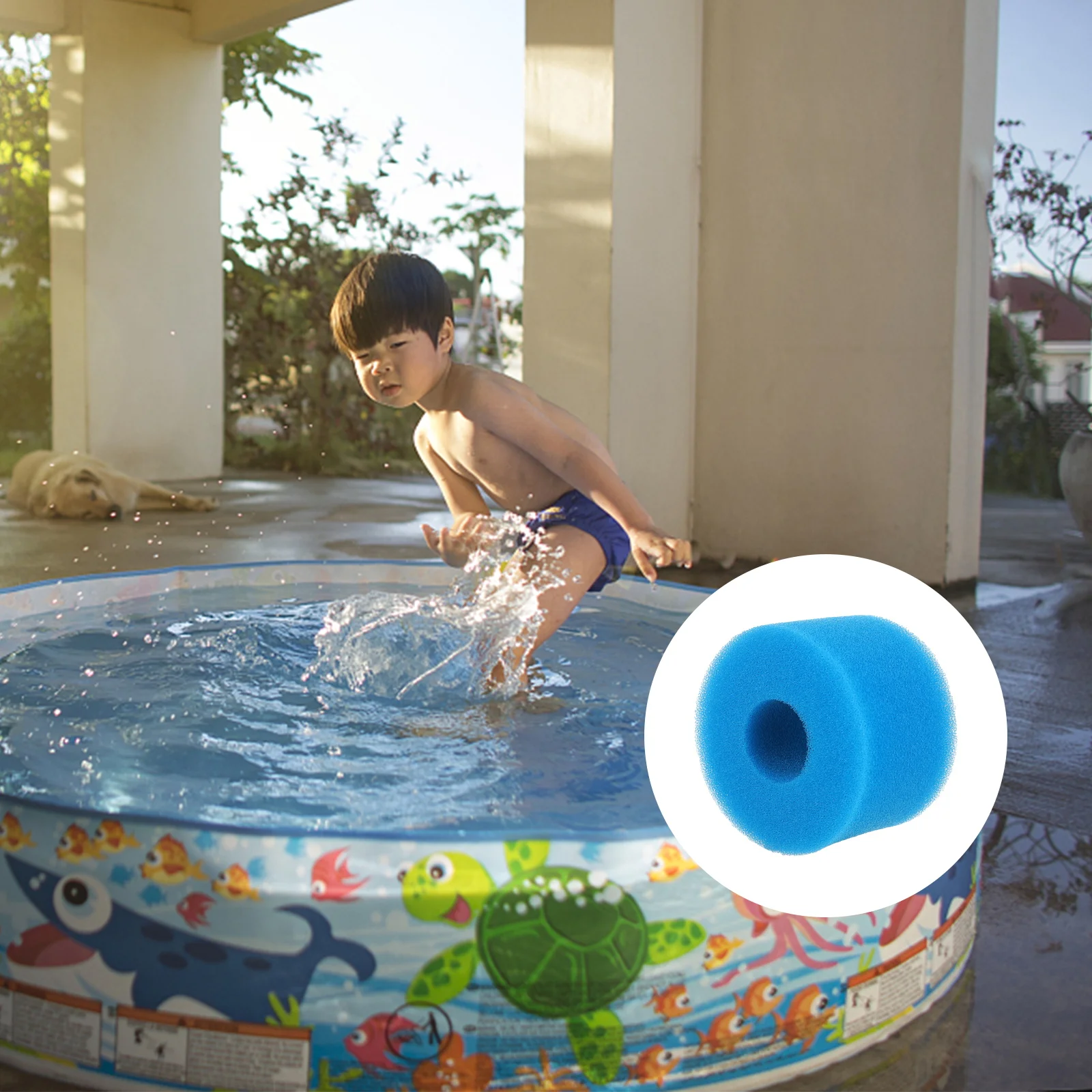 

Filter Sponge Tube High Density Pool Strainer Indoor Replacement Aquarium Tool Effective Cleaning Breathing Function Long