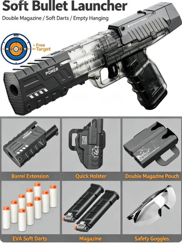 Blaster de jouet électrique à - Foam Dart Gun avis et prix