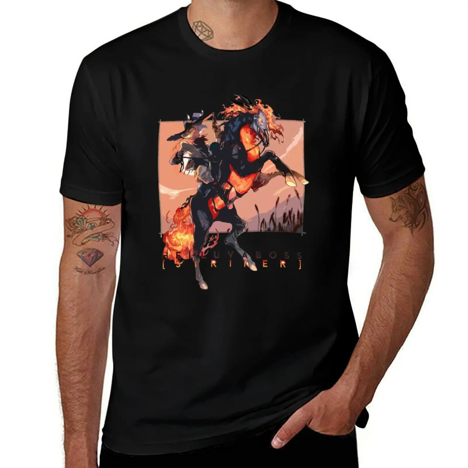 

STRIKER HELLUVA BOSS T-Shirt printed t shirts for man anime t shirts oversize
