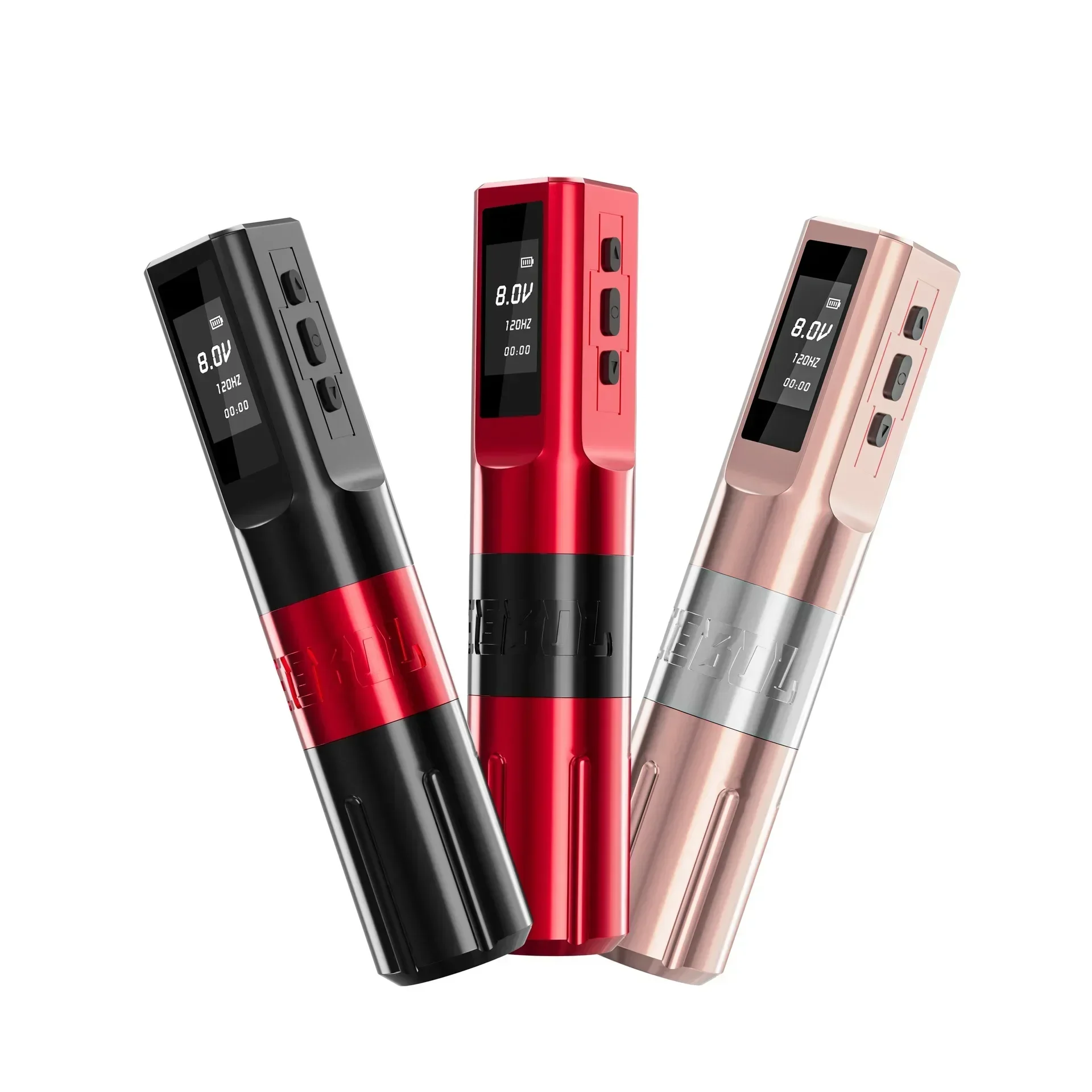 3.5mm Professional Tattoo pen 2000mAh Gold EXO Wireless Battery Tattoo Pen Wireless Machine For Cartridges Tattoo Needle