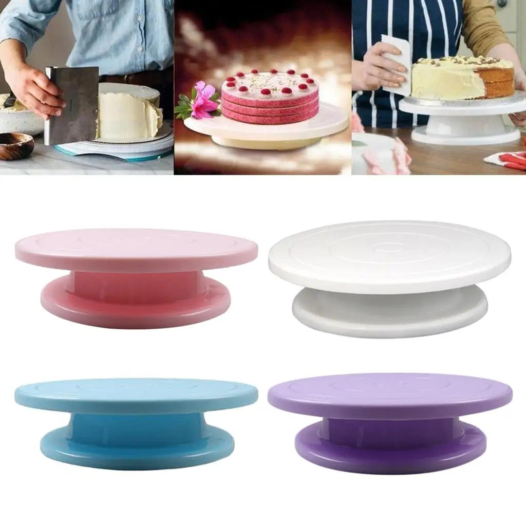 11inches Turntable Rotating Cake Stand Table Kitchen DIY Baking Tool
