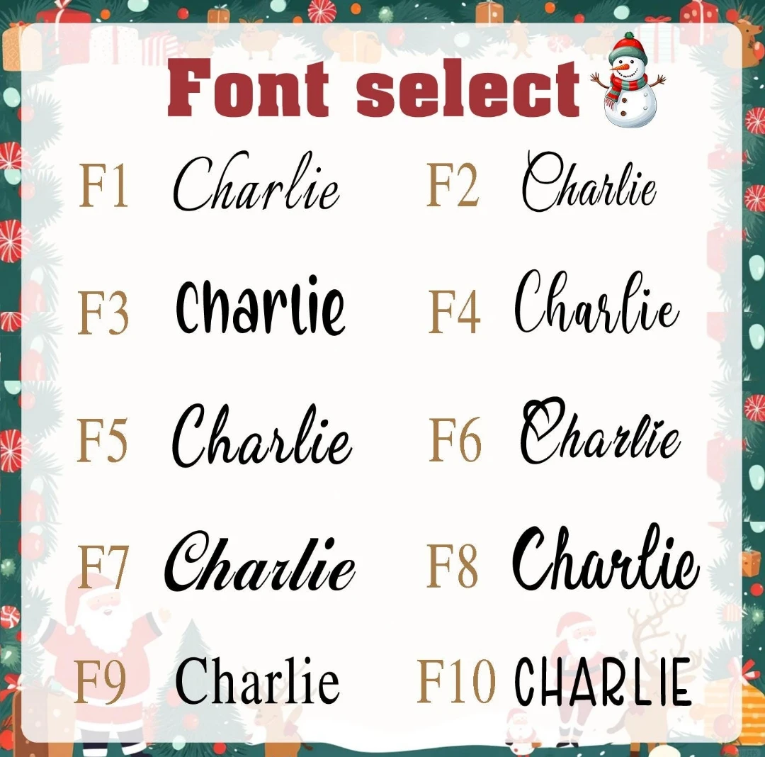 

listing for personalization extra fee