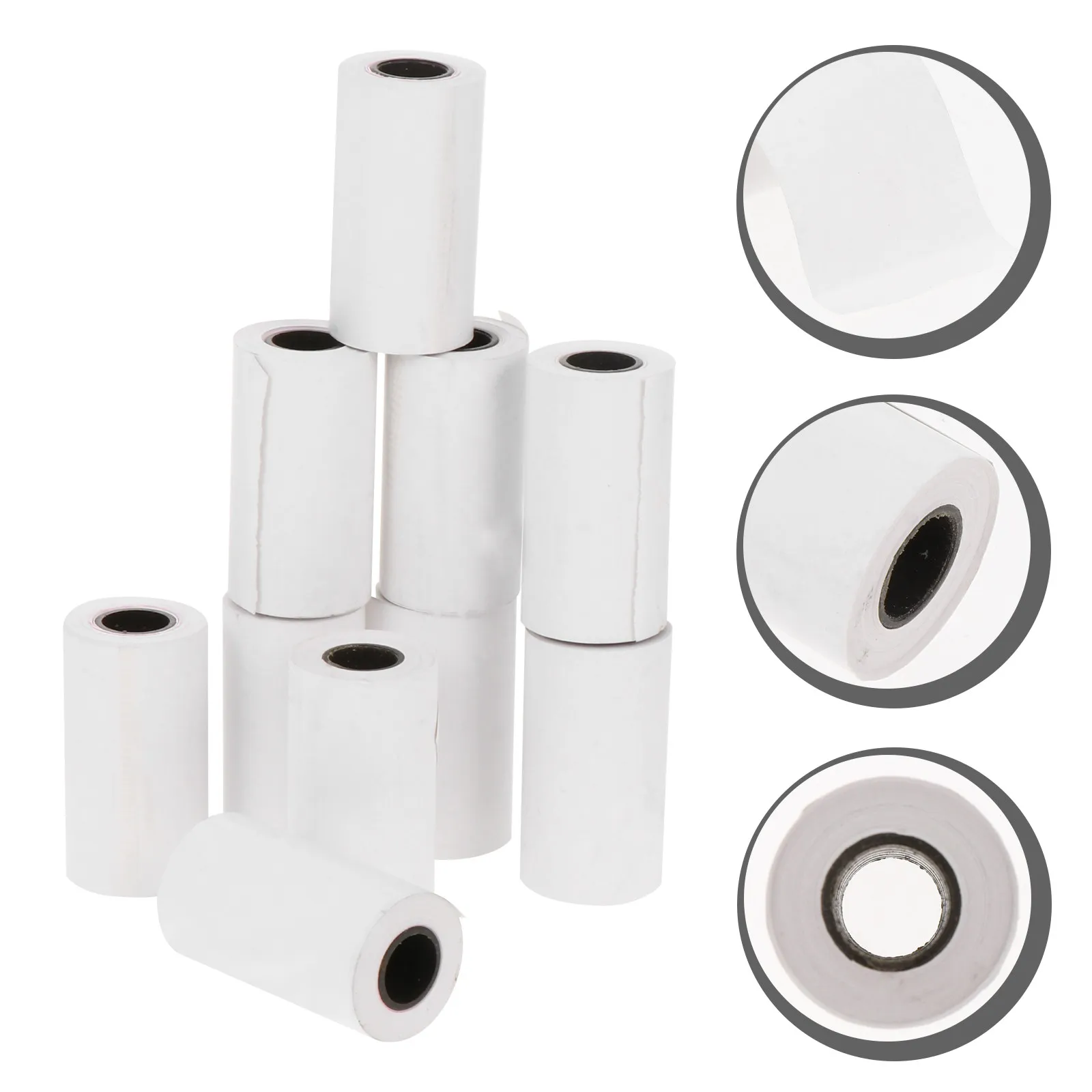 

Термобумага для POS-терминалов, 10 шт., 80 мм x 80 мм, премиум-качество, гладкая, с четкой печатью, для кассовых аппаратов, ресторанов, розничных магазинов, офисов