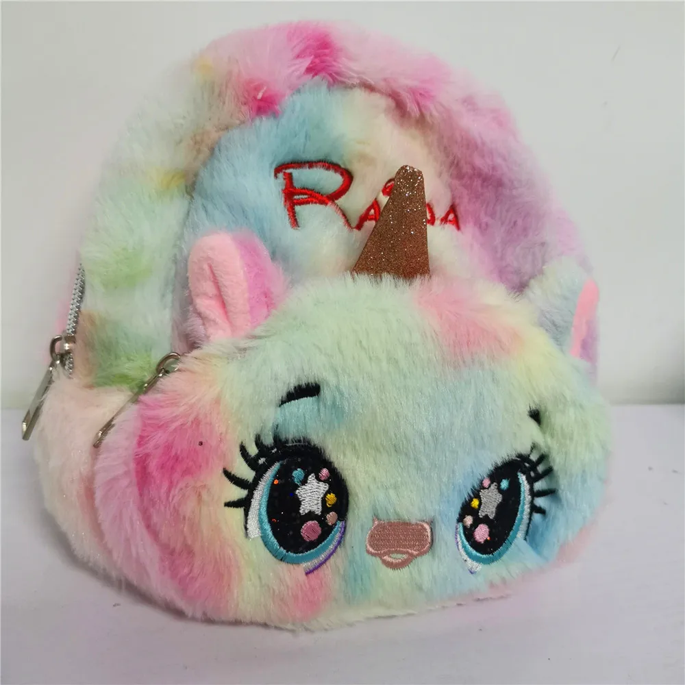 Embroidered Name Animals Girls Unicorn Kindergarten Bag Personalized School Bag Custom Name Backpack Kids Cute Shoulder Bags