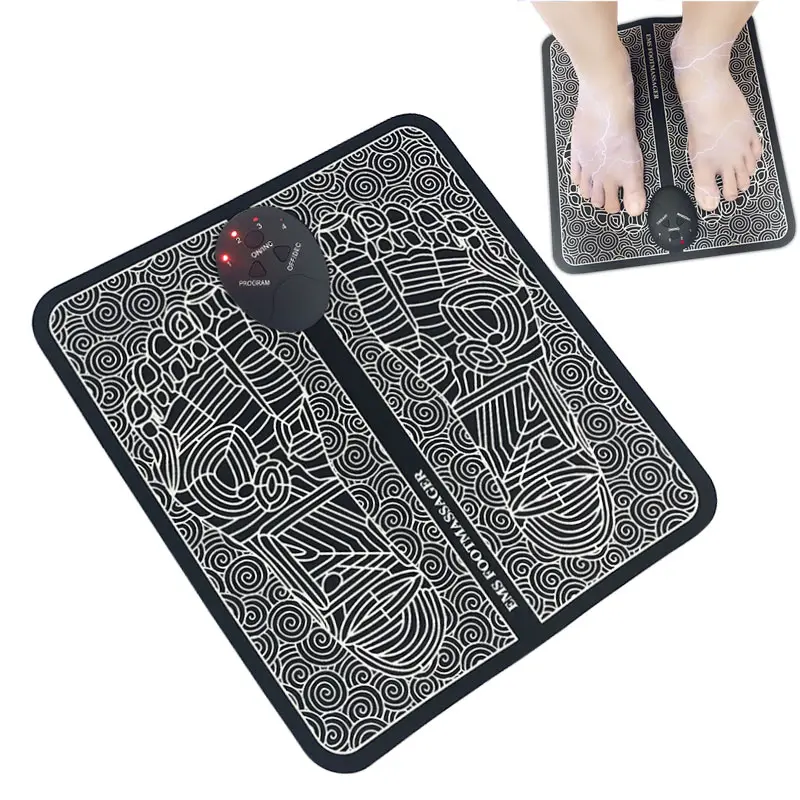 EMS Foot Massage Mat ABS Foot Massager Pad Cushion Tens Fisioterapia Pulse Mat Relaxation Relieve Pain Muscle Stimulator Health